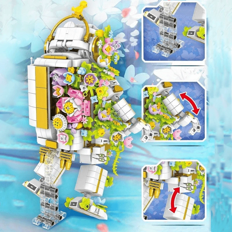 Astronaut Lunar Exploration 1143 Piece Building Block Set Astronaut Lunar Exploration 1143 Piece Building Block Set