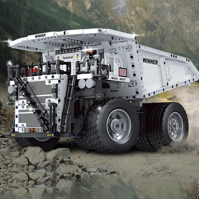 1382-Piece Remote Control Mining Truck 1382-Piece Remote Control Mining Truck