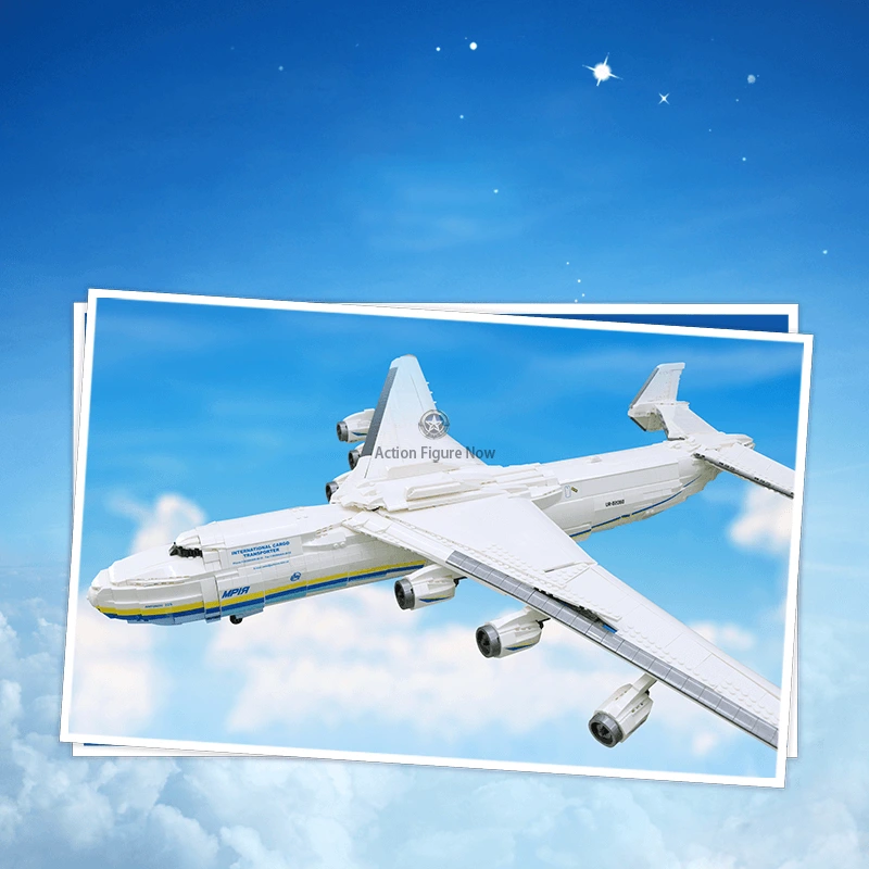 Antonov 225 Mriya Building Blocks Set with Display Stand (5349 Pieces) Antonov 225 Mriya Building Blocks Set with Display Stand (5349 Pieces)