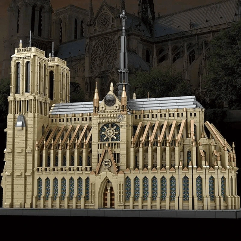 Notre Dame Cathedral: 8,867-Piece Architectural Masterpiece Notre Dame Cathedral: 8,867-Piece Architectural Masterpiece
