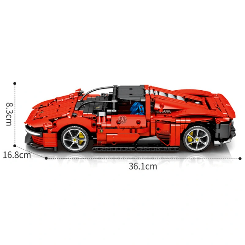 1482-Piece Remote-Controlled Italian Hypercar 1482-Piece Remote-Controlled Italian Hypercar