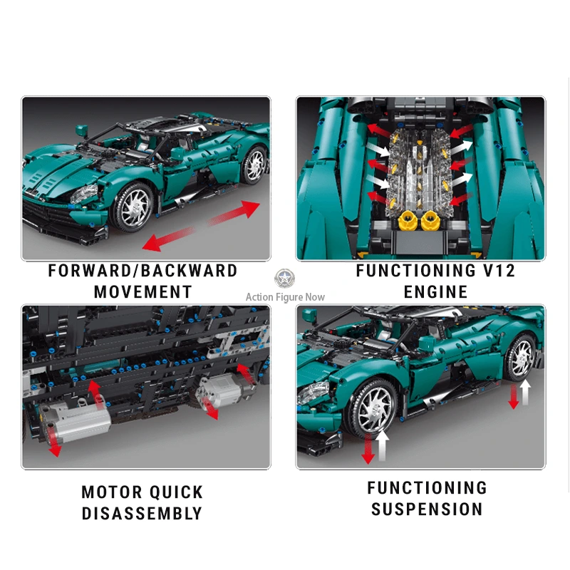 1/18 Remote Controlled British Hypercar McLaren Senna GTR 2110pcs Building Blocks Set 1/18 Remote Controlled British Hypercar McLaren Senna GTR 2110pcs Building Blocks Set