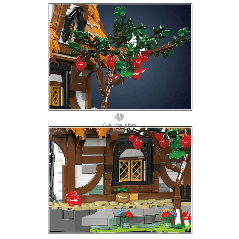 1/2191pcs Medieval Wooden Cabin 1/2191pcs Medieval Wooden Cabin