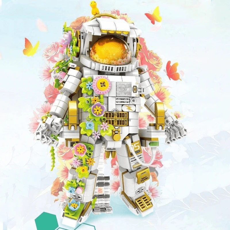 Astronaut Lunar Exploration 1143 Piece Building Block Set Astronaut Lunar Exploration 1143 Piece Building Block Set