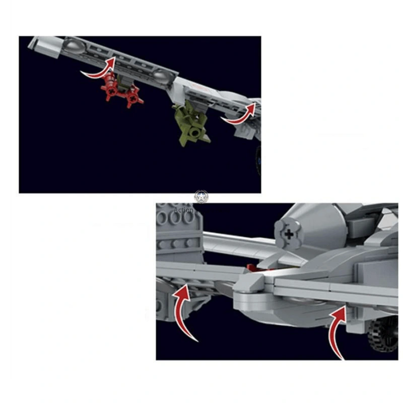 A-10 Thunderbolt II Military Jet Fighter Aircraft Building Blocks Set (1049 Pieces) A-10 Thunderbolt II Military Jet Fighter Aircraft Building Blocks Set (1049 Pieces)
