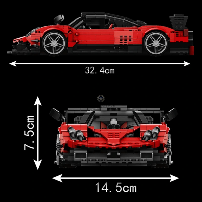 2022 Supercar Exclusive 1277-Piece Model Kit 2022 Supercar Exclusive 1277-Piece Model Kit