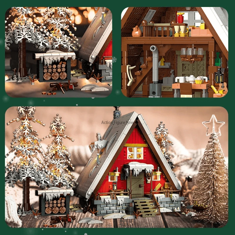 Winter Cabin 2354 Piece Model Cabin Building Kit Winter Cabin 2354 Piece Model Cabin Building Kit