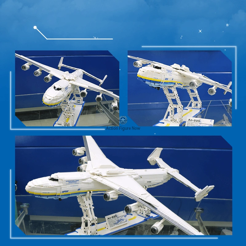 Antonov 225 Mriya Building Blocks Set with Display Stand (5349 Pieces) Antonov 225 Mriya Building Blocks Set with Display Stand (5349 Pieces)