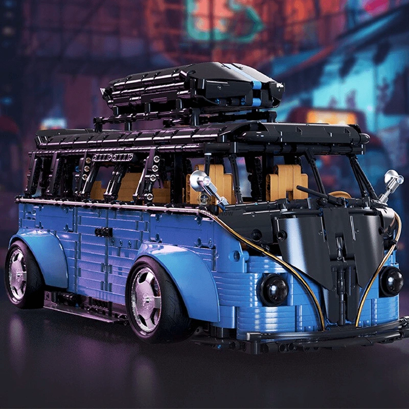 Widebody Campervan in Satin Blue (3298 Pieces) Widebody Campervan in Satin Blue (3298 Pieces)