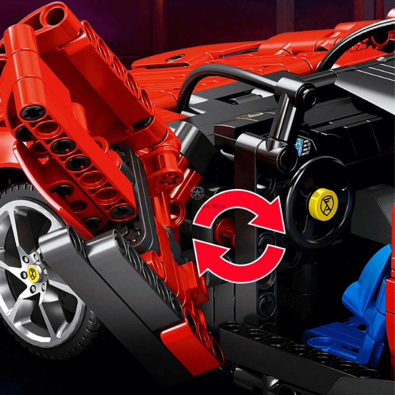 1482-Piece Remote-Controlled Italian Hypercar 1482-Piece Remote-Controlled Italian Hypercar