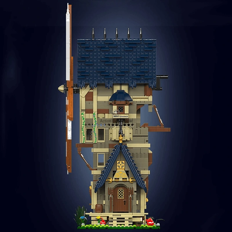 1583pcs Medieval Windmill Building Blocks 1583pcs Medieval Windmill Building Blocks