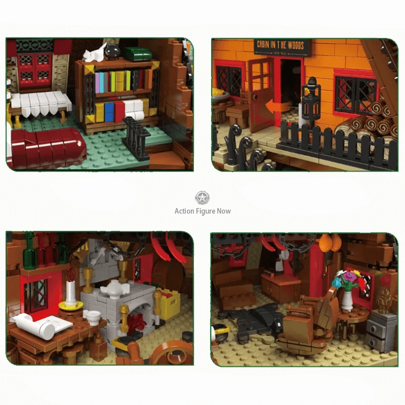 Wooden Cabin in the Enchanting Wilderness (3397 Pcs) Wooden Cabin in the Enchanting Wilderness (3397 Pcs)
