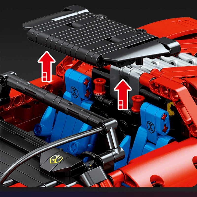 1482-Piece Remote-Controlled Italian Hypercar 1482-Piece Remote-Controlled Italian Hypercar