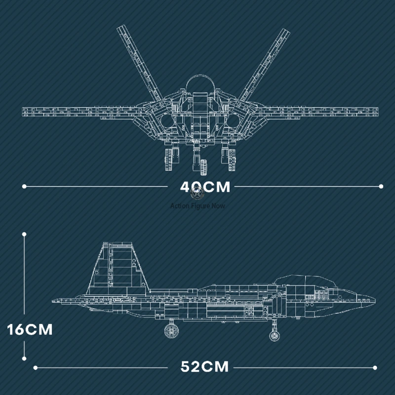 F-22 Raptor 1836-Piece Military Building Blocks F-22 Raptor 1836-Piece Military Building Blocks