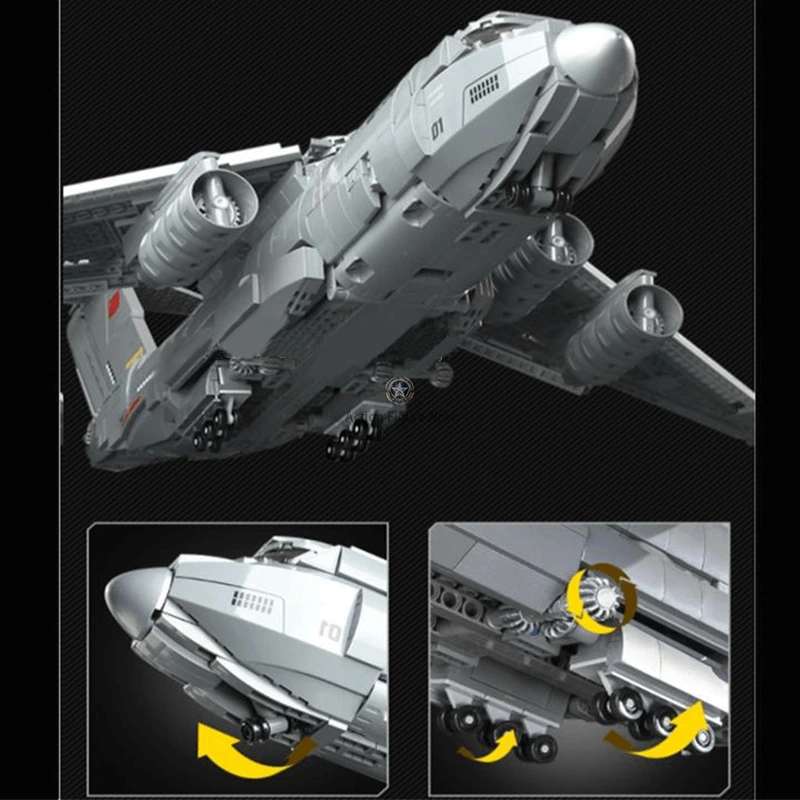 Xian Y-20 Cargo Aircraft 1735pcs Building Blocks Toy Xian Y-20 Cargo Aircraft 1735pcs Building Blocks Toy