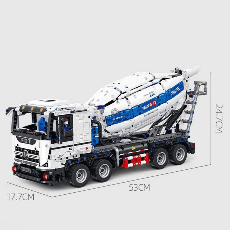 2431 Piece Remote Controlled Cement Truck 2431 Piece Remote Controlled Cement Truck