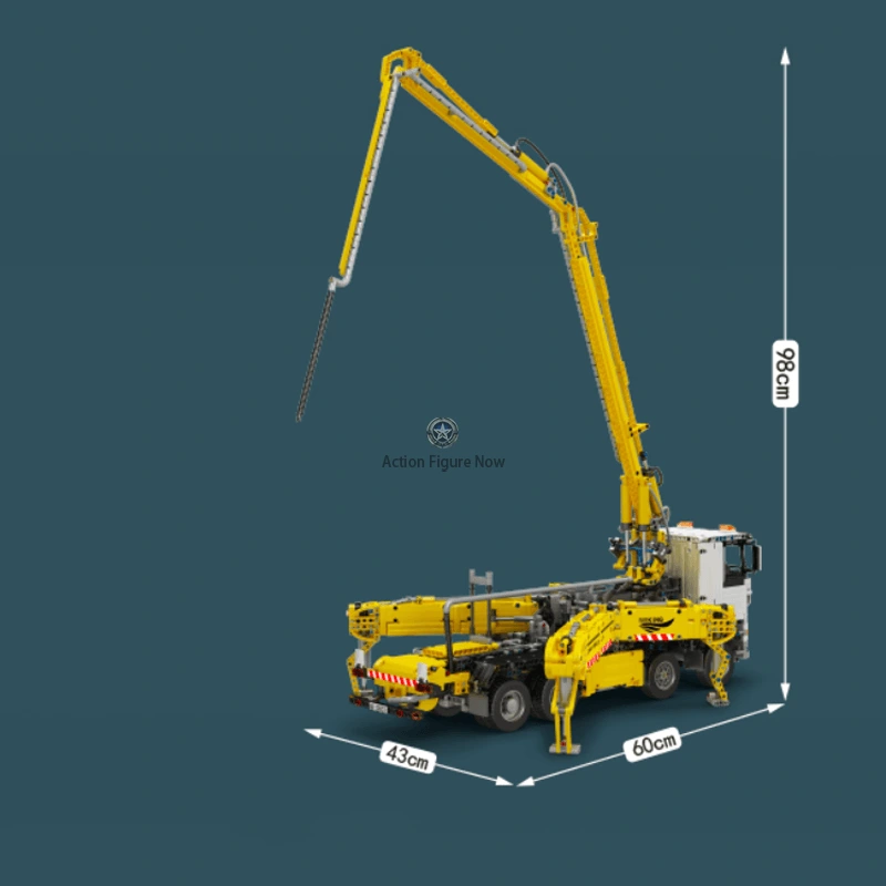 Concrete Pump Truck Building Blocks Set (4367 Pieces) Concrete Pump Truck Building Blocks Set (4367 Pieces)