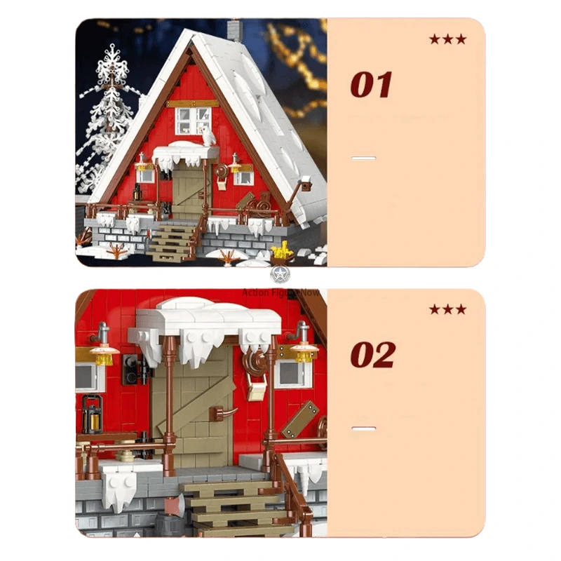 Winter Cabin 2354 Piece Model Cabin Building Kit Winter Cabin 2354 Piece Model Cabin Building Kit