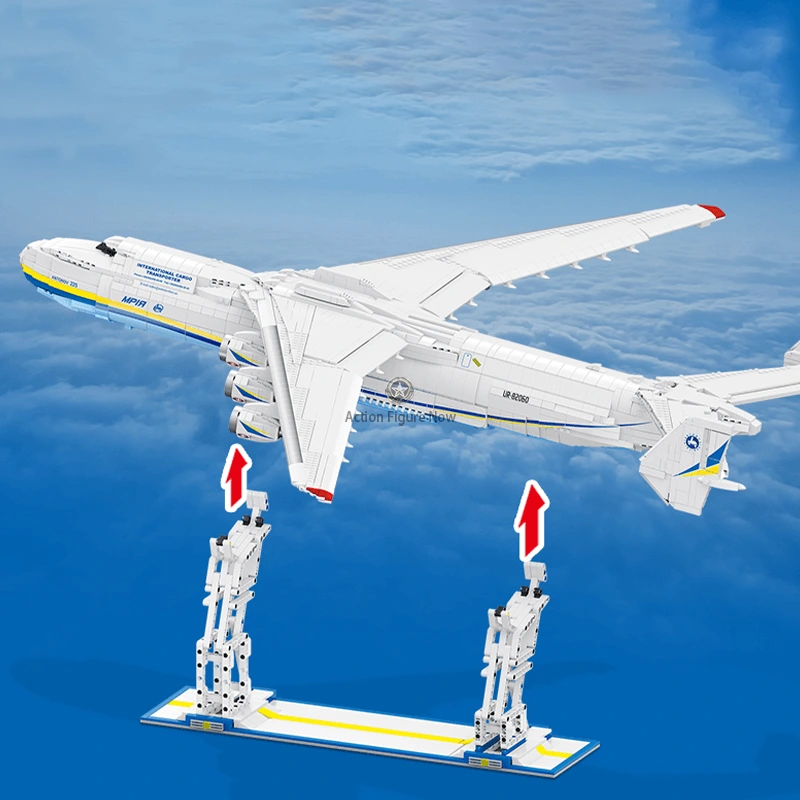 Antonov 225 Mriya Building Blocks Set with Display Stand (5349 Pieces)
