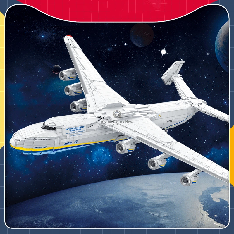 Antonov 225 Mriya Building Blocks Set with Display Stand (5349 Pieces) Antonov 225 Mriya Building Blocks Set with Display Stand (5349 Pieces)
