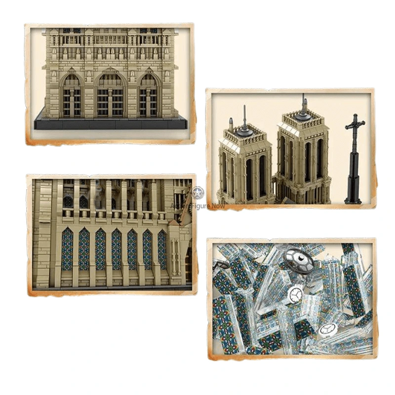 Notre Dame Cathedral: 8,867-Piece Architectural Masterpiece Notre Dame Cathedral: 8,867-Piece Architectural Masterpiece