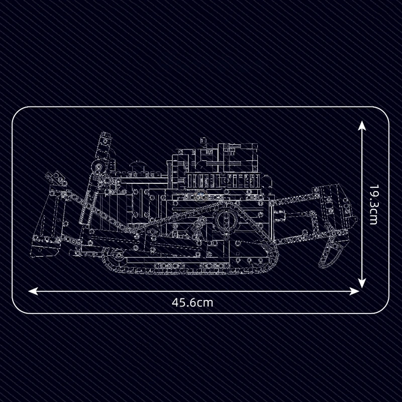 1507pcs Remote Control Bulldozer 1507pcs Remote Control Bulldozer