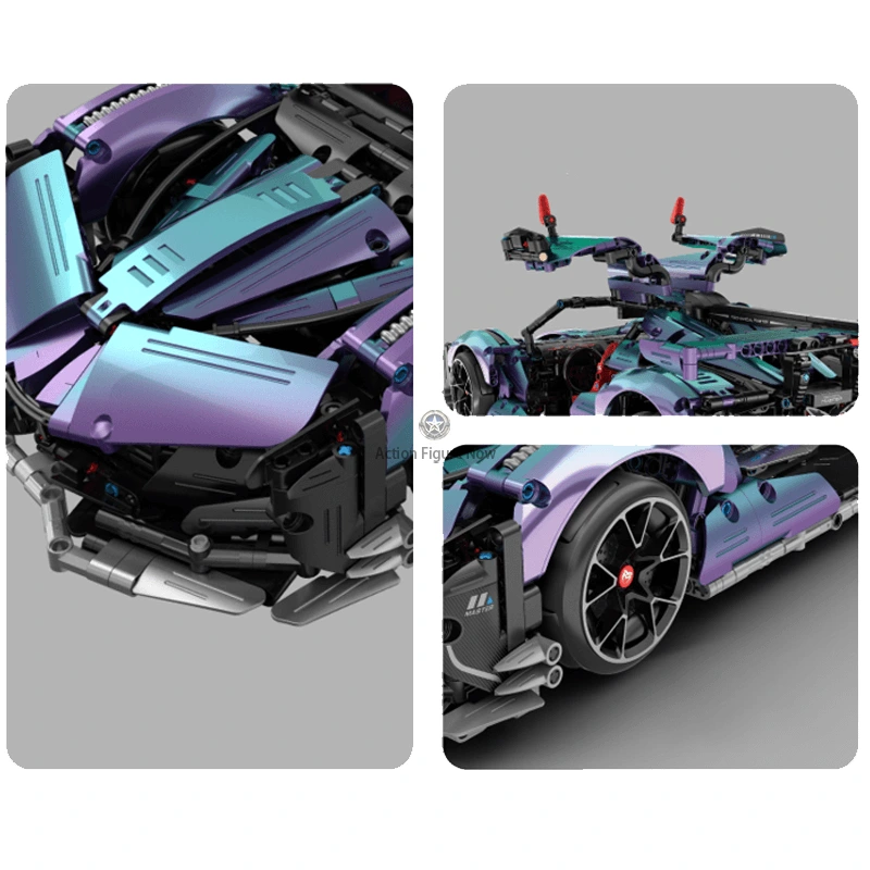 Drifting Supercar Realistic Building Blocks 2442pcs Drifting Supercar Realistic Building Blocks 2442pcs