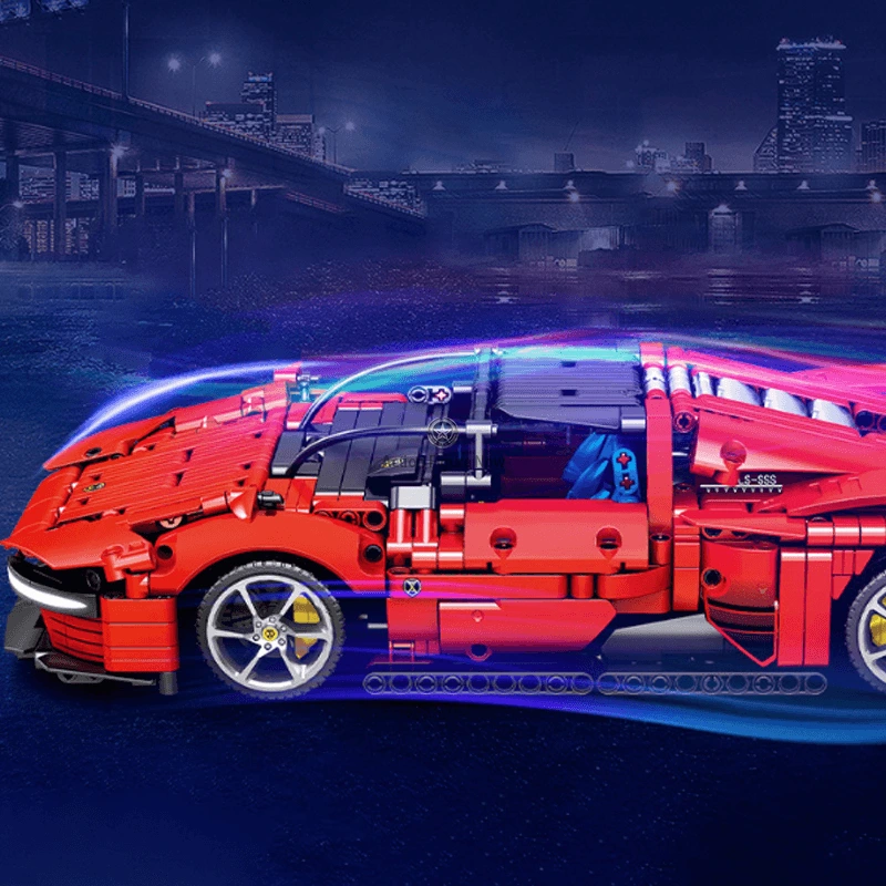 1482-Piece Remote-Controlled Italian Hypercar 1482-Piece Remote-Controlled Italian Hypercar