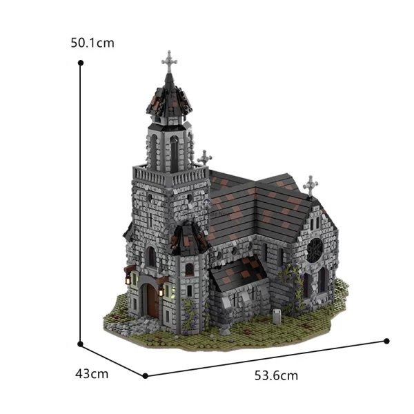Medieval Cathedral Building Blocks (6675 Pieces)