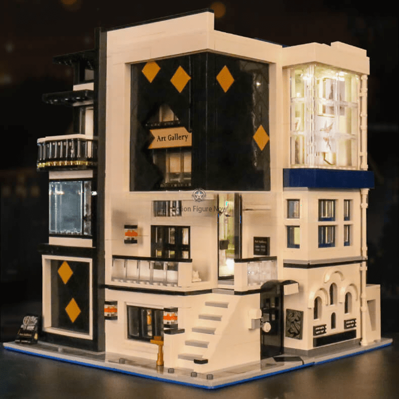 ActionFigureNow 16043 MOC 3-Tier Art Gallery Showcase Building Set | 3536 Pieces ActionFigureNow 16043 MOC 3-Tier Art Gallery Showcase Building Set | 3536 Pieces