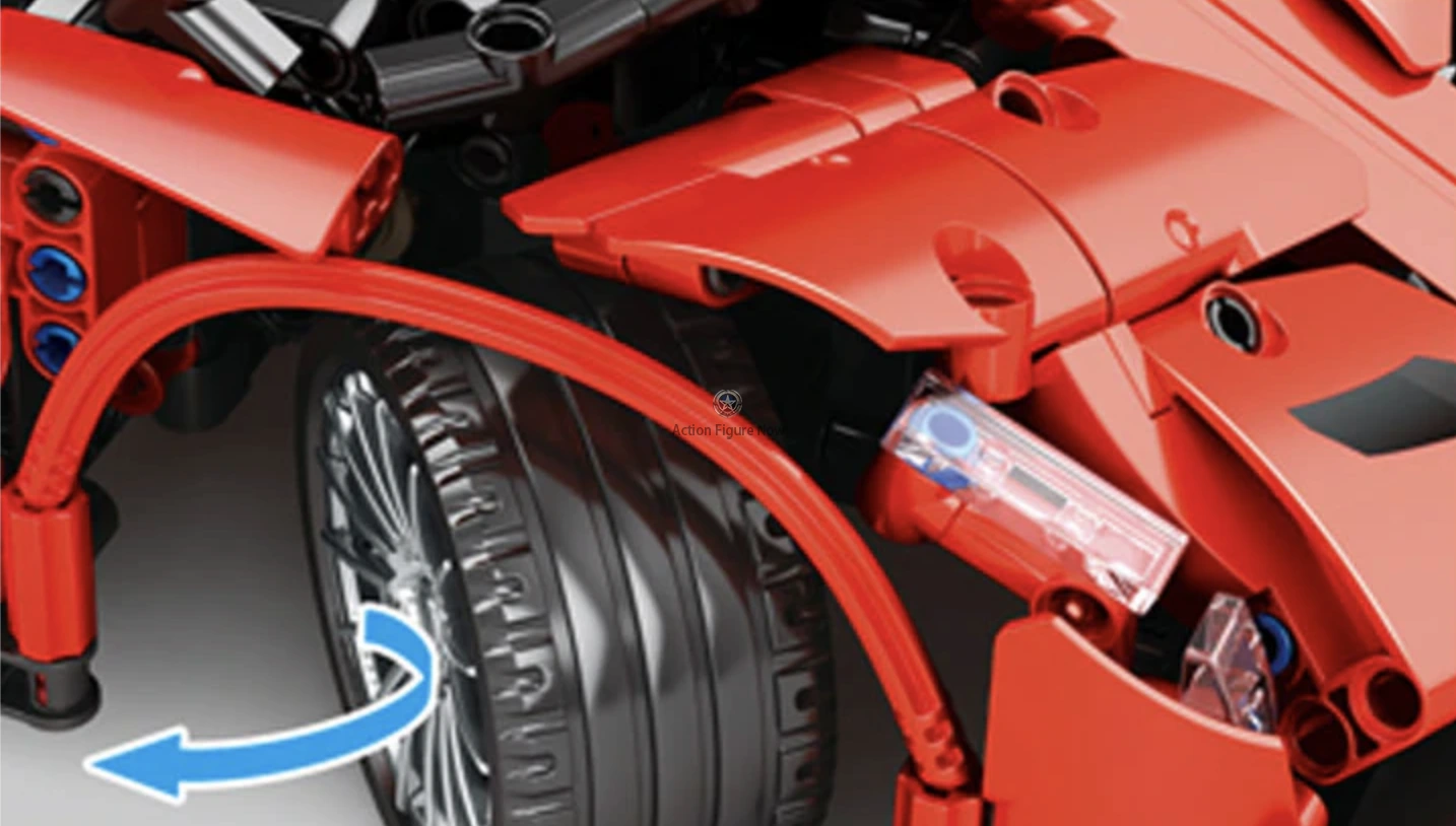 1313pcs Red Venom Hypercar 1313pcs Red Venom Hypercar