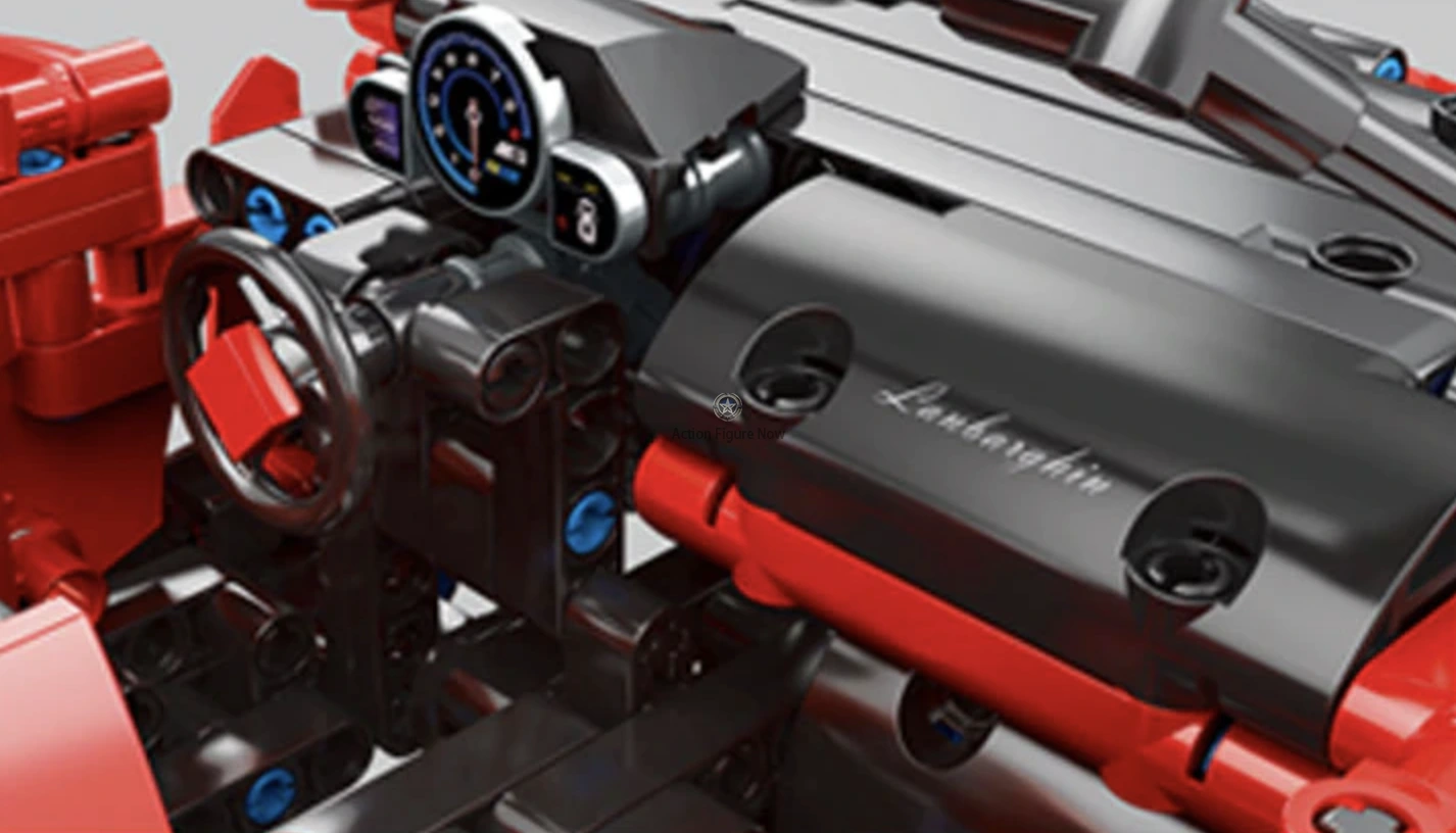 1313pcs Red Venom Hypercar 1313pcs Red Venom Hypercar