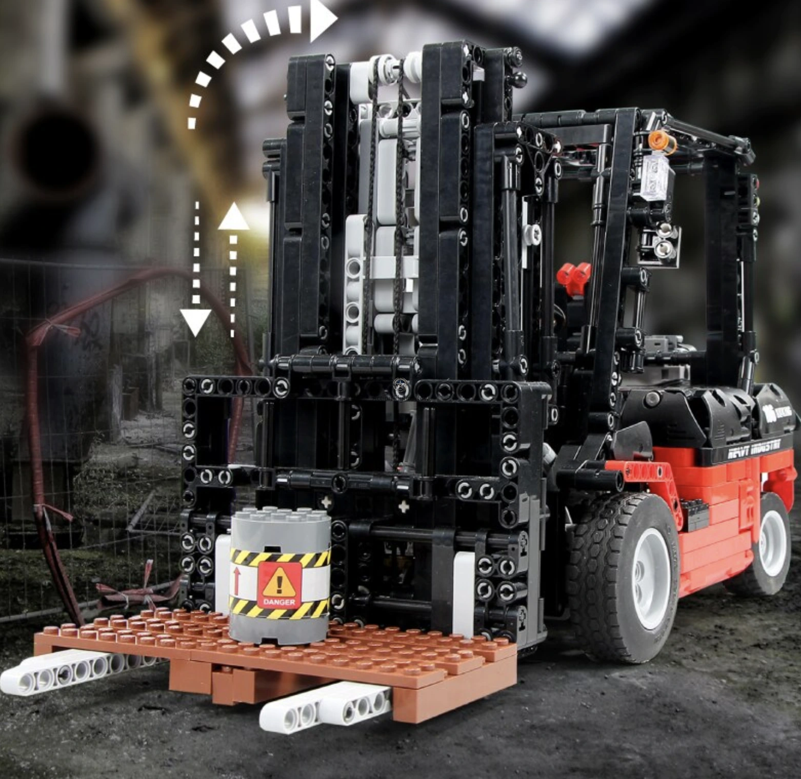 1718pcs Remote Control Forklift Truck 1718pcs Remote Control Forklift Truck