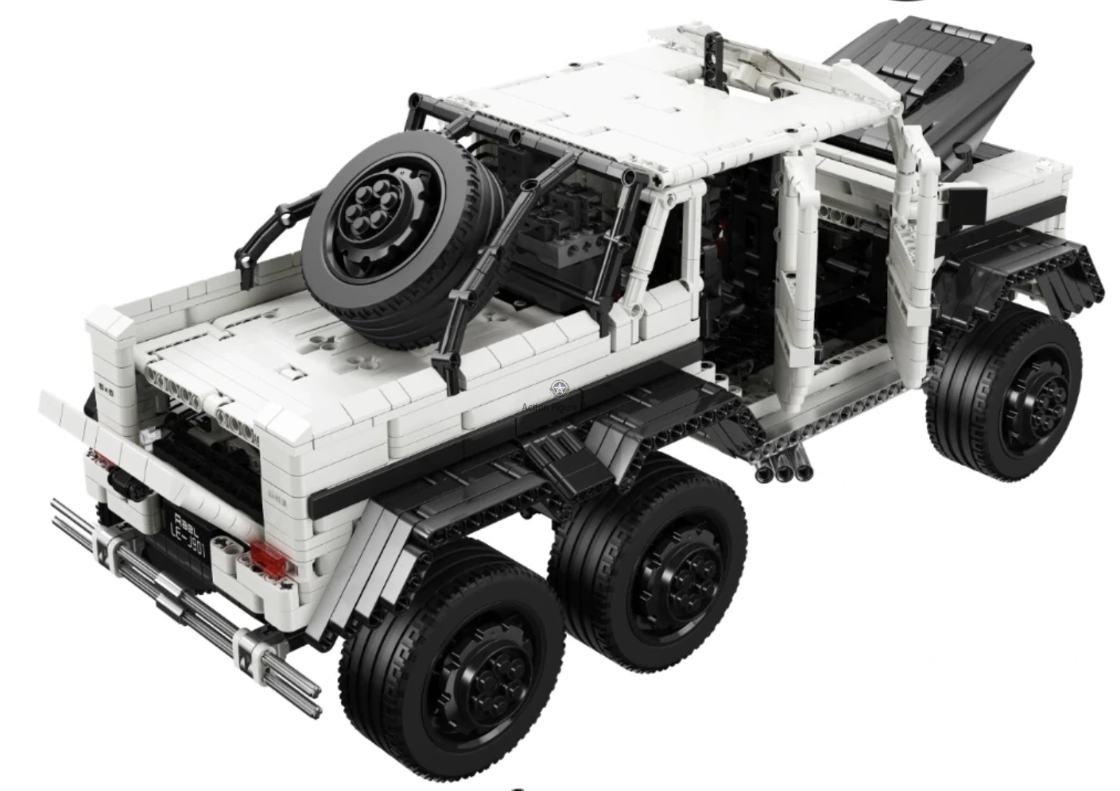 6x6 Truck - Arctic Blue - 3309 Pieces Monster Assembly - Building Blocks Edition 6x6 Truck - Arctic Blue - 3309 Pieces Monster Assembly - Building Blocks Edition