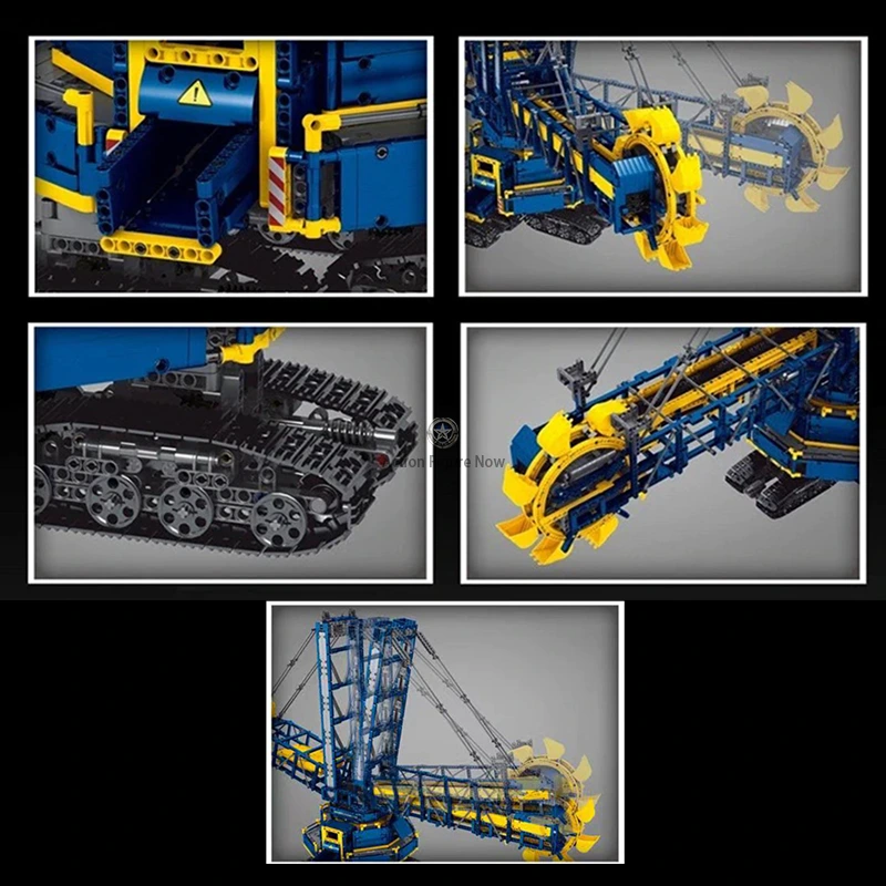 4587PCS Remote Control Bucket Wheel Excavator Construction Building Blocks Set 4587PCS Remote Control Bucket Wheel Excavator Construction Building Blocks Set
