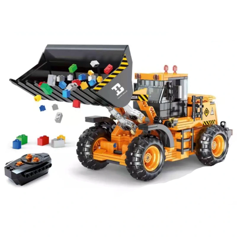 696PCS Remote Control RC Engineering Excavator Loader 696PCS Remote Control RC Engineering Excavator Loader