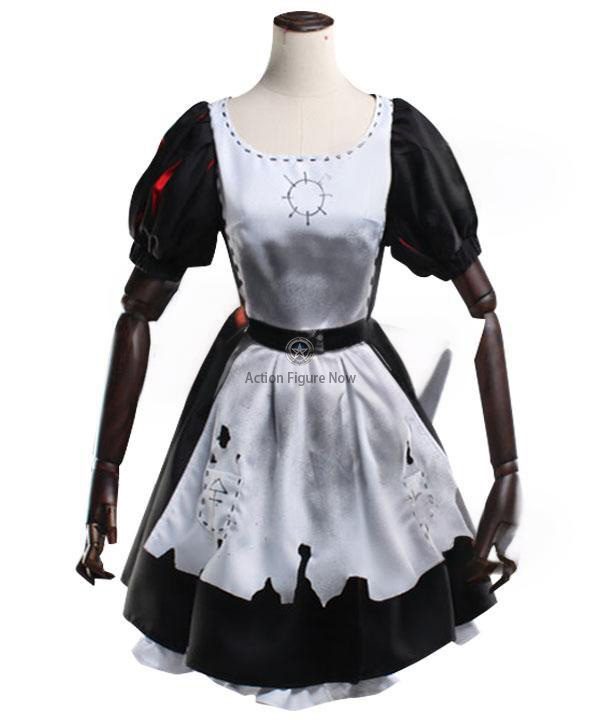 Alice: Madness Returns Alice Ash Dress Cosplay Costume Alice: Madness Returns Alice Ash Dress Cosplay Costume