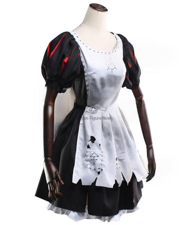 Alice: Madness Returns Alice Ash Dress Cosplay Costume
