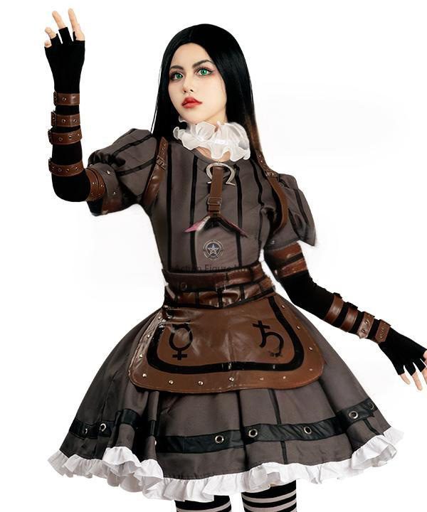 Alice: Madness Returns Punk Alice Cosplay Costume Alice: Madness Returns Punk Alice Cosplay Costume