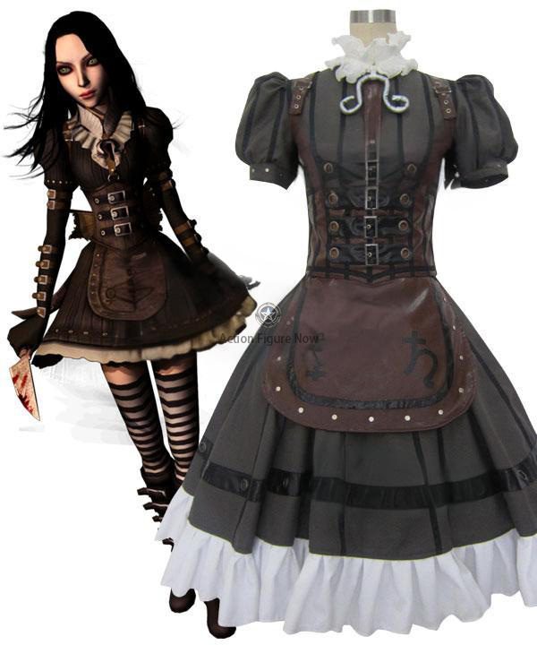Alice: Madness Returns Punk Alice Cosplay Costume Alice: Madness Returns Punk Alice Cosplay Costume