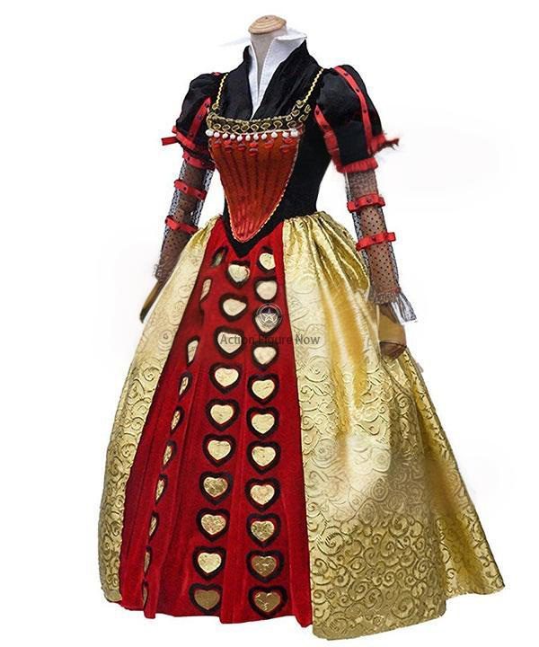 Queen of Hearts Red Dress Cosplay Costume - Alice in Wonderland