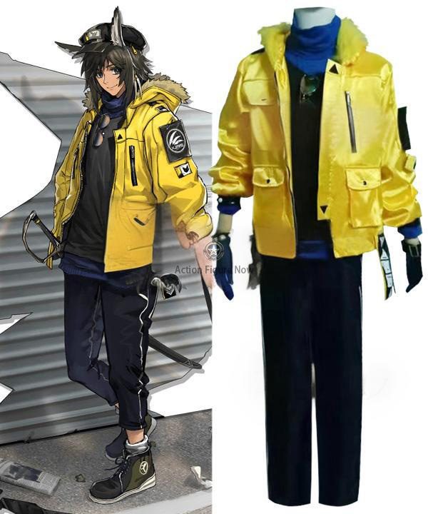 Arknights Courier New Routes Yellow Skin Cosplay Outfit Arknights Courier New Routes Yellow Skin Cosplay Outfit
