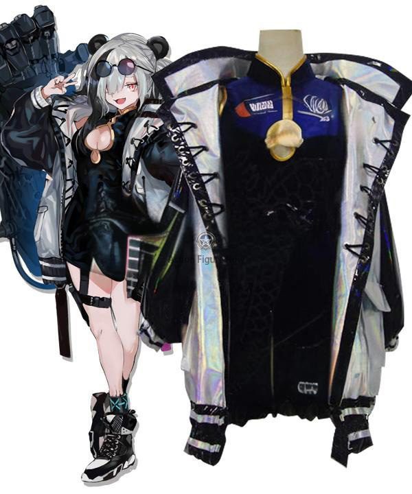 Arknights FEater Cosplay Costume with Belts and Accessories