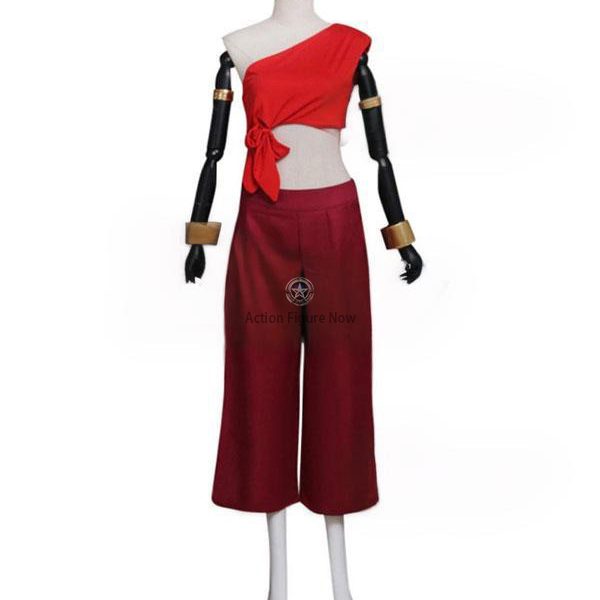 Katara Red Cosplay Costume from Avatar: The Last Airbender