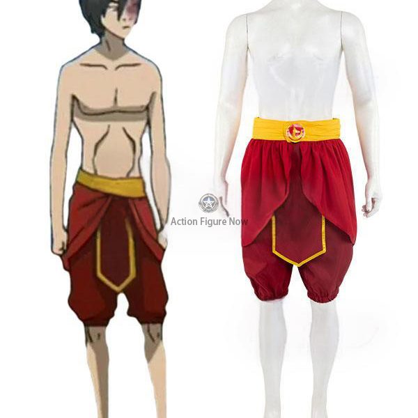 Zuko Bathing Suit Swimwear Cosplay Costume Inspired by Avatar: The Last Airbender