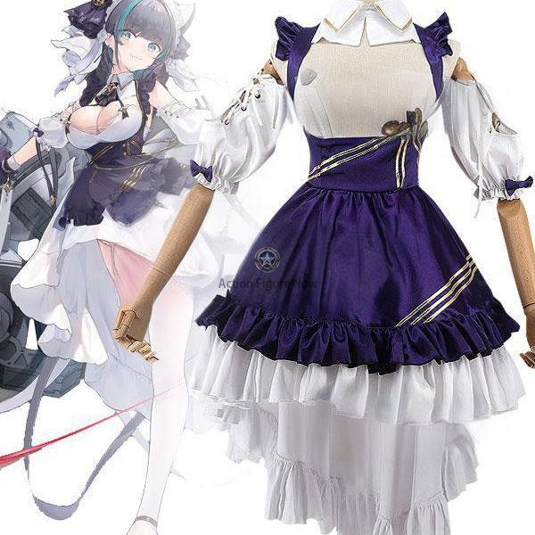 Azur Lane USS Massachusetts: Dressed to Impress Cosplay Outfit
