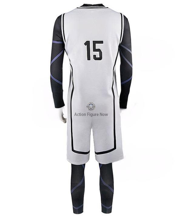 Blue Lock Yoichi Isagi, Meguru Bachira, Seishiro Nagi White Team Cosplay Costume Blue Lock Yoichi Isagi, Meguru Bachira, Seishiro Nagi White Team Cosplay Costume