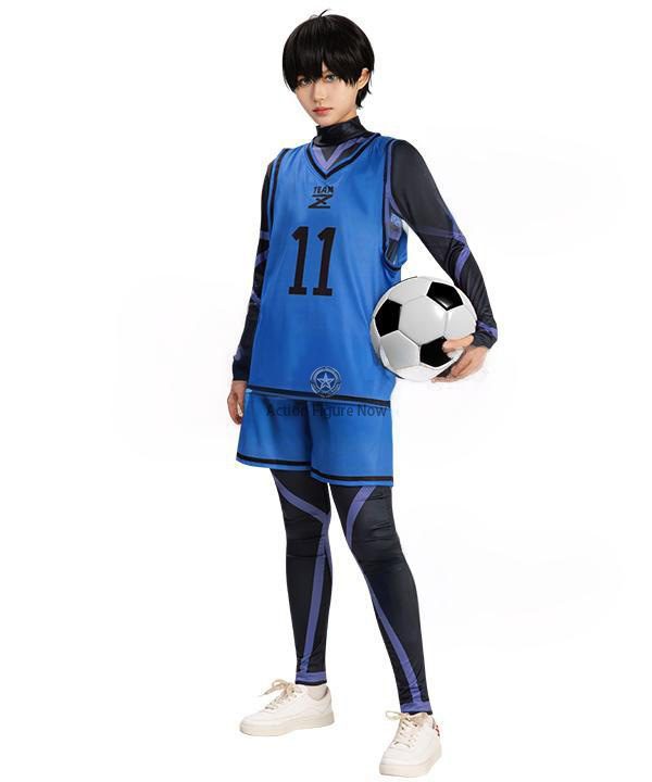 Blue Lock Yoichi Isagi #11 Ranked 299 Cosplay Costume Blue Lock Yoichi Isagi #11 Ranked 299 Cosplay Costume