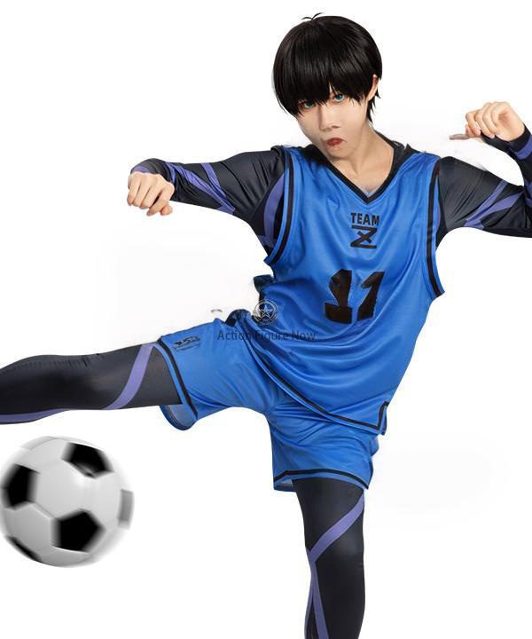 Blue Lock Yoichi Isagi #11 Ranked 299 Cosplay Costume Blue Lock Yoichi Isagi #11 Ranked 299 Cosplay Costume