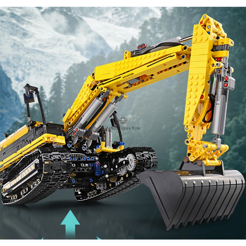 1829Pcs RC Excavator 1829Pcs RC Excavator